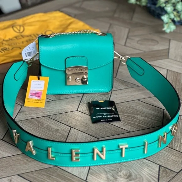 Valentino by Mario Valentino Bijou Genuine Leather Crossbody Mini Bag - Picture 9 of 14